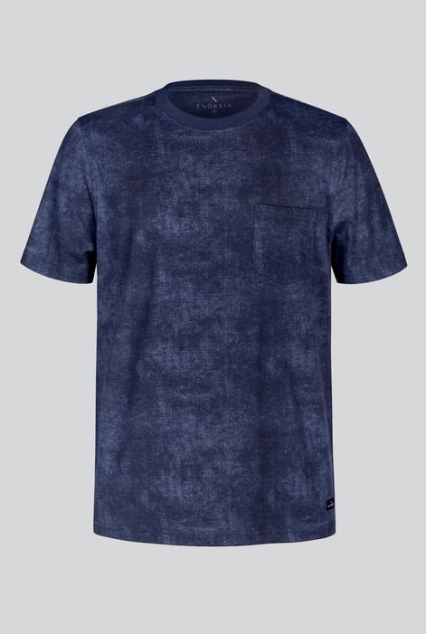 Grey Vintage Print Short Sleeve T-Shirt