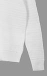 Cotton Textured Crew Neck Jumper