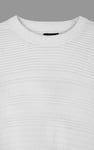 Cotton Textured Crew Neck Jumper