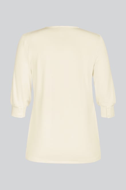 Womens V-Neck front Pleated Jersey Tops
