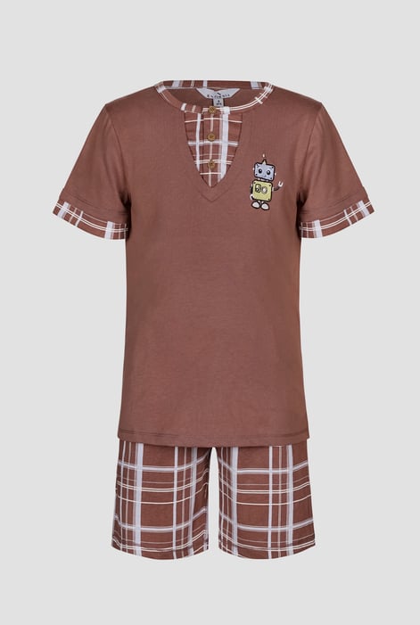 Boys Sky V-Neck front Pleated Jersey Tops (6yrs-11yrs)