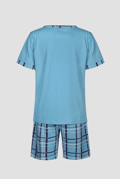 Boys Sky V-Neck front Pleated Jersey Tops (6yrs-11yrs)