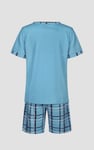 Boys Checked Shorts & T-Shirt Set (6yrs-11yrs)