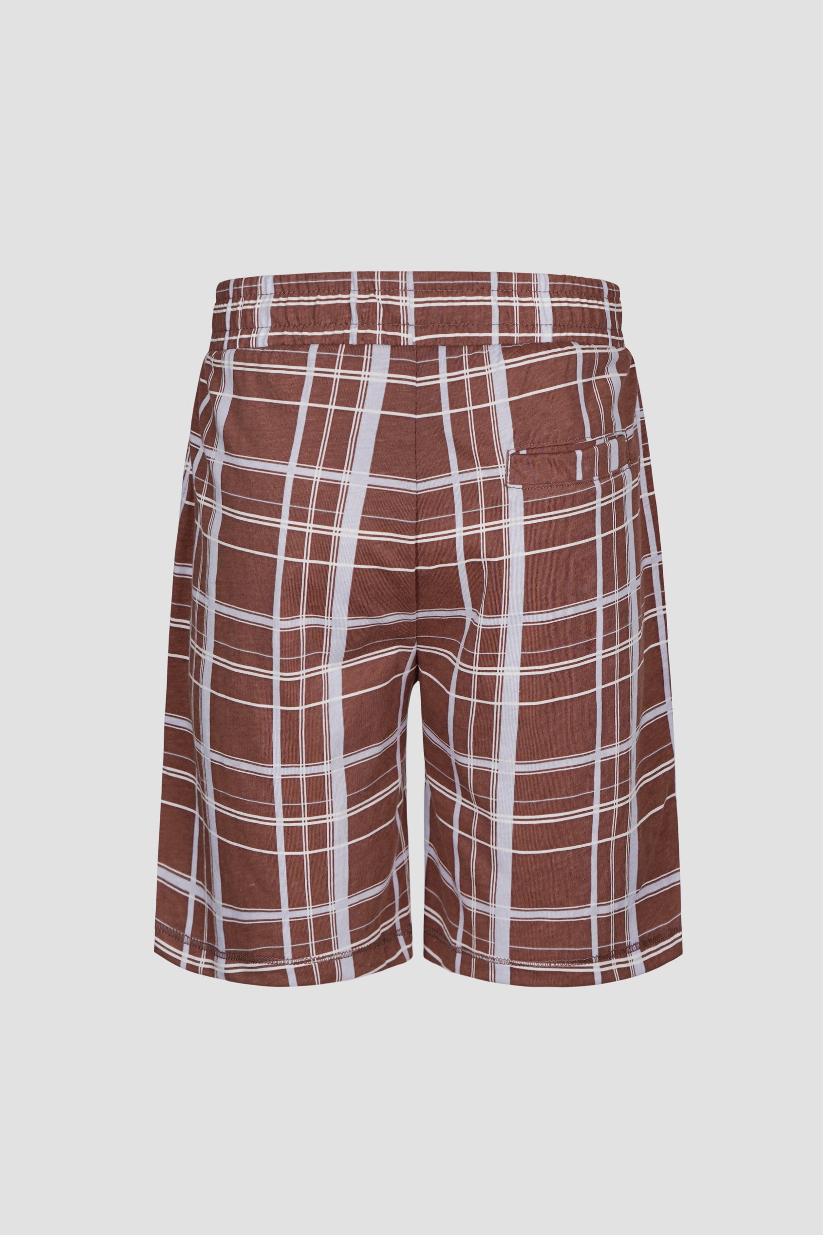 Boys Checked Shorts & T-Shirt Set (6yrs-11yrs)