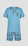 Boys Checked Shorts & T-Shirt Set (6yrs-11yrs)