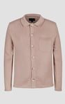 Men's Neutral Knitted Button Through Shirts