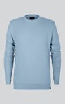Mens Waffle Knit Crew Neck Jumper