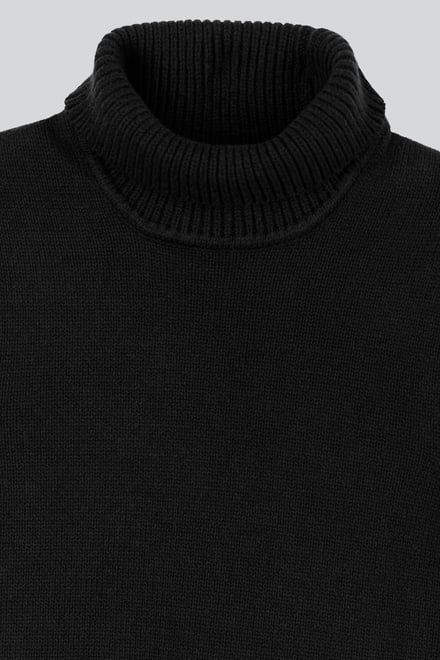 Sleeveless Roll Neck Knit Vest