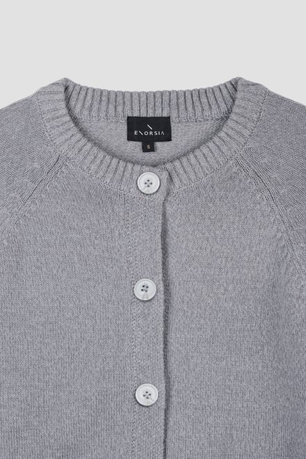 Women’s Crew Neck Knitted Cardigan