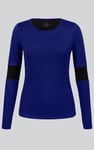 Womens Long Sleeve Colour Block Active Top