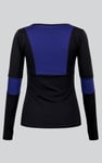 Womens Long Sleeve Colour Block Active Top