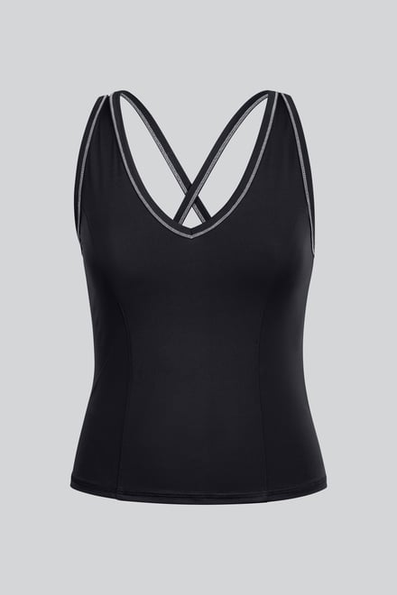 Women's Contrast Stitch  Vest Top