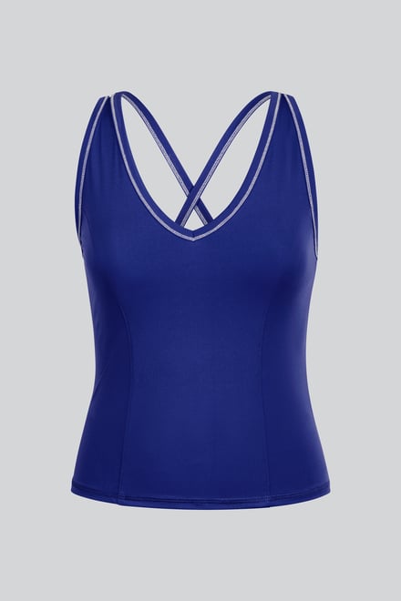 Women's Contrast Stitch  Vest Top