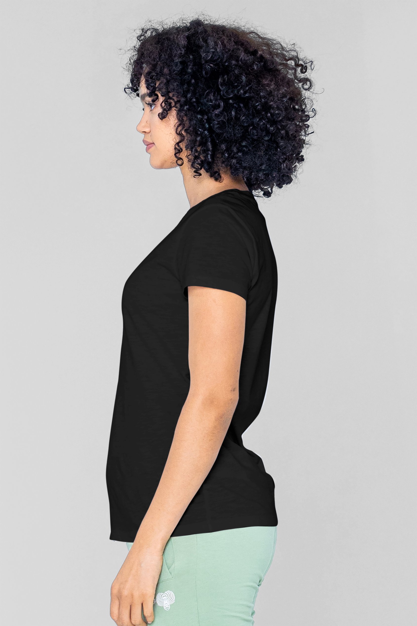 V-Neck Short Sleeve Slub T-Shirt