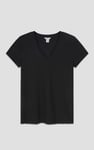 V-Neck Short Sleeve Slub T-Shirt