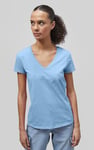 V-Neck Short Sleeve Slub T-Shirt