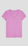 V-Neck Short Sleeve Slub T-Shirt