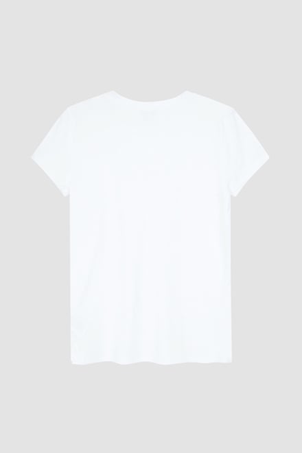 V-Neck Short Sleeve Slub T-Shirt