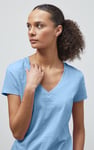V-Neck Short Sleeve Slub T-Shirt