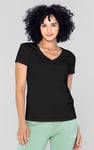 V-Neck Short Sleeve Slub T-Shirt