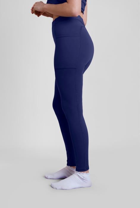 Navy High Waisted Pocket Active Leggings