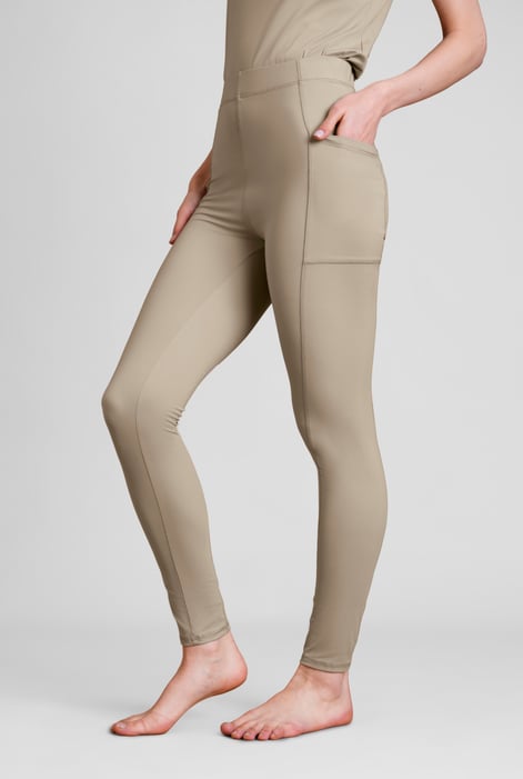 Nude High Waisted Pocket Active Leggings