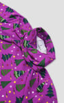 Side Tie Knot Christmas Print Bodycon Dress