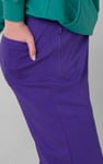 Womens Lace Insert Hem Christmas Trouser