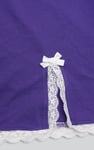 Womens Lace Insert Hem Christmas Trouser