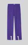 Womens Lace Insert Hem Christmas Trouser