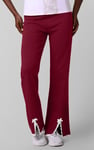 Womens Lace Insert Hem Christmas Trouser