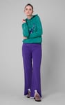 Womens Lace Insert Hem Christmas Trouser