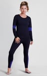 Womens Long Sleeve Colour Block Active Top