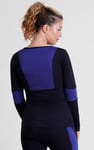 Womens Long Sleeve Colour Block Active Top