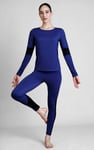Womens Long Sleeve Colour Block Active Top