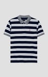 Mens Classical Stripe Pique Polo Shirt