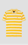 Mens Classical Stripe Pique Polo Shirt