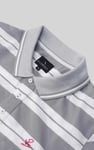 Mens Classical Stripe Pique Polo Shirt