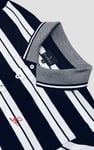 Mens Classical Stripe Pique Polo Shirt
