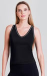 Women's Contrast Stitch  Vest Top
