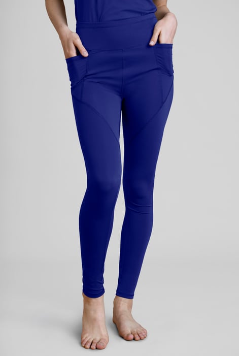 Womens Dark Charcoal High Waisted Active Leggings