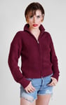 Funnel Neck Two Way Zip Up Jumper