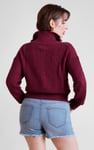 Funnel Neck Two Way Zip Up Jumper