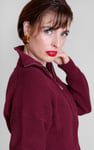 Funnel Neck Two Way Zip Up Jumper
