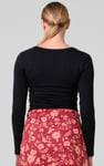 Womens Wide V-neck Casual T-Shirt