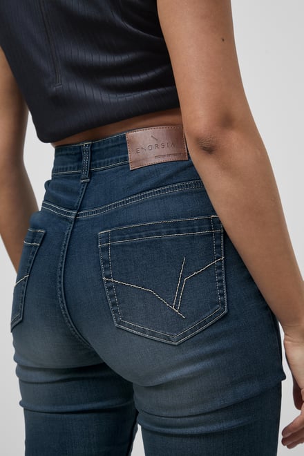 High Waist Slim Fit Jeans