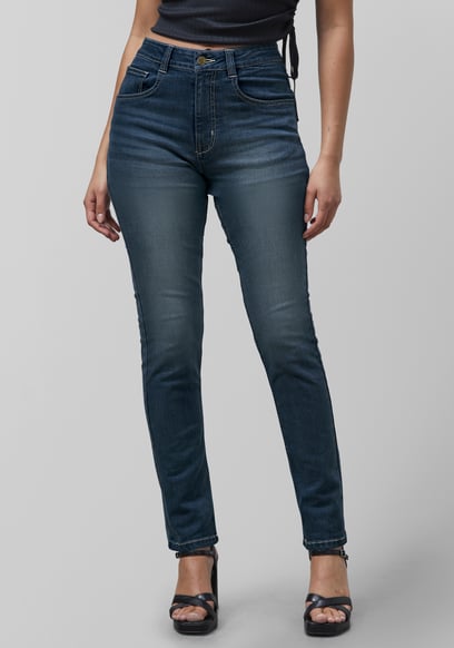 High Waist Slim Fit Jeans
