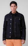 Long Sleeve Raw Denim Jacket