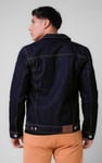 Long Sleeve Raw Denim Jacket