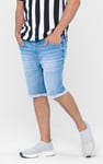 Skinny Fit Turned Denim Shorts